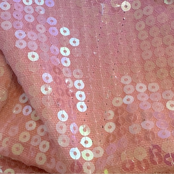 Justice Pom Pom sequin Ombre small / mini backpack bookbag - Picture 14 of 16